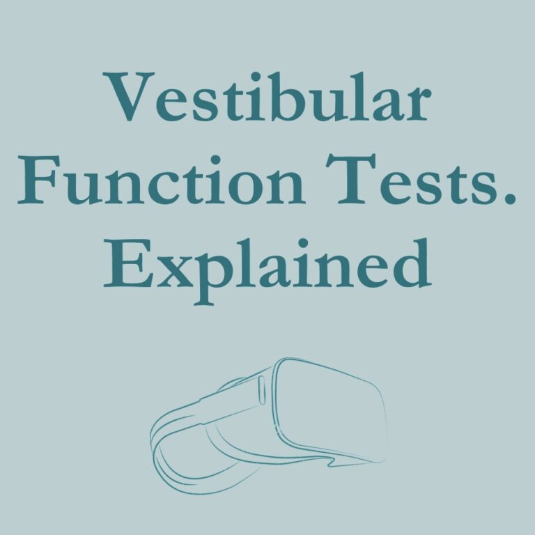 Vestibular Function Tests Explained